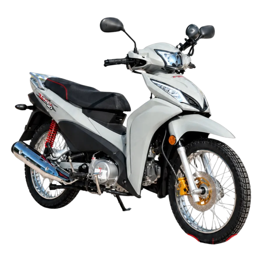 Moto Okinoi Tango 110 de 110 cc, color blanco